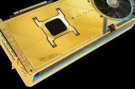 ASUS ha presentado la ROG Strix 5090 Astral Dhahab, una edición especial de color dorado inspirada en oriente