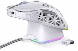 Endorfy lanza nuevos ratones gaming ligeros de la gama LIV con conectividad triple y acabado blanco