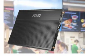 El PC MSI MS-C926 solo tiene 19 mm de grosor y tecnología fanless