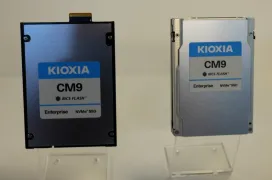 Los SSD empresariales KIOXIA CM9 alcanzarán 14,8 GB/s y 61,44 TB gracias al uso de memorias BiCs Flash de 8ª generación
