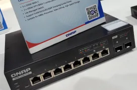 QNAP QSW-L3208-2c6T: Switch gestionable compacto con 8 puertos de 10 Gbps