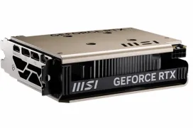 Esta pequeña MSI RTX 5060 8G INSPIRE ITX para PCs compactos cabe en la palma de la mano