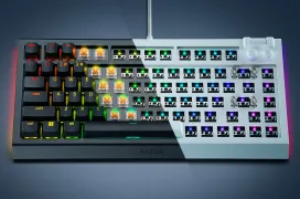 Razer presenta su BlackWidow V4 75% Barebones, un chasis para construir tu propio teclado
