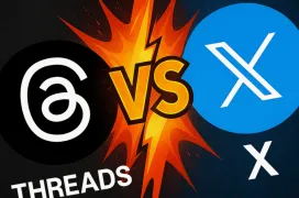 La Red Social Threads está a punto de superar a Twitter (X) en número de usuarios diarios en su app