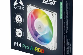 Los ventiladores Arctic P14 Pro se actualizan con opciones en color blanco, RGB y conexión en cadena