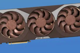 La RTX 5080 Noctua OC de ASUS deja ver sus especificaciones al detalle con refrigeración silenciosa y un diseño de casi 4 ranuras