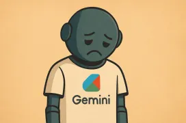 Gemini sufre un fallo que provoca respuestas autocríticas y extrañas