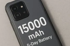 Batería de 15.000 mAh y duración de 5 días en el prototipo de teléfono móvil que presentará mañana Realme