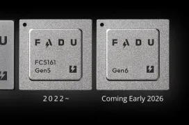 Hasta 28,5 GB/s y soporte para 512 TB en la controladora para SSD PCIe 6.0 FADU Sierra FC6161
