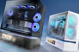 COUGAR Cooling Evolved presenta chasis CFV235 con ventilación flotante, AIO Poseidon Vistek Pro con LCD y ventiladores Unity modulares