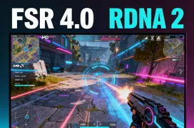 AMD FSR 4 consigue un 10% más de rendimiento en modo calidad con gráficas de arquitectura RDNA 2