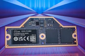 Crucial tiene disponibles memorias LPCAMM2 con velocidades de 8.533 MT/s