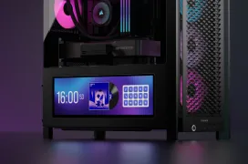 La nueva caja CORSAIR FRAME 4000D LCD RS ARGB incluye la pantalla XENEON EDGE de 14,5 pulgadas