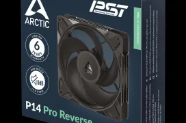 Arctic presenta los P14 Pro Reverse, aspas invertidas con flujo inverso en ventiladores de 140 mm