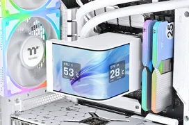 Thermaltake ya tiene disponible su RL MAGCurve 360 Ultra ARGB Sync con pantalla curvada desde 349,90 euros