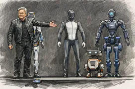 Jensen Huang, CEO de NVIDIA, pone fecha a los robots con capacidades humanas y señala 2026 como el primer año clave para su despliegue real