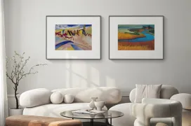 InkPoster convierte la pared en una galería de tinta electrónica de 41 pulgadas, sin cables y con autonomía de hasta un año