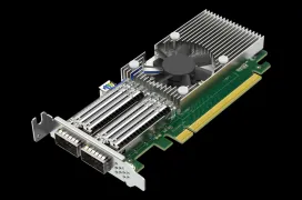 Nueva tarjeta PCIe 4.0 QNAP con doble puerto QSFP28 de 100 Gbps cada uno, hasta 200 Gbps de velocidad para tu red