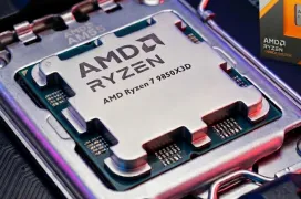 Se filtra un AMD Ryzen 7 9850X3D funcionando con sus 8 núcleos a 5,75 GHz