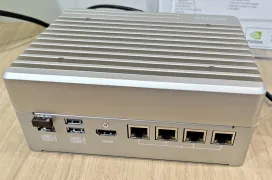 AAEON presenta el BOXER-8653AI-PLUS, un mini PC basado en NVIDIA Jetson Orin NX que incluye 4 puertos LAN PoE