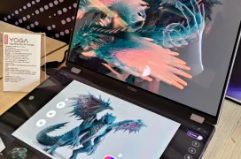 Doble pantalla con 3D sin gafas y control por gestos, así es el nuevo Lenovo Yoga Book Pro 3D