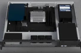 SilverStone RM100: Este chásis 1U para servidores soporta placas base convencionales ATX, microATX y mini-ITX