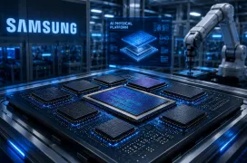 Samsung prepara la producción masiva de una plataforma de chiplets para IA física en 2026