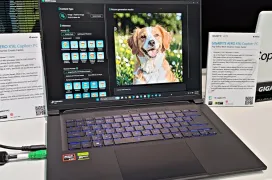 El nuevo GIGABYTE AERO X16 lleva un Ryzen AI 9 365, RTX 5070 y formato Copilot+ PC