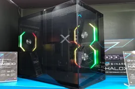 La Einarex Prisma SM300 es la caja mATX panorámica con plataforma de ventiladores angulada que dirige el aire directamente hacia la GPU