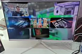 XPG APERTURE A27F4, el monitor blanco de 27 pulgadas con 240Hz y Full HD que XPG presenta en el Computex 2026