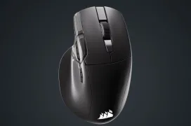 El Corsair NIGHTSWORD v2 WIRELESS SD llega con 33.000 DPI, 8.000 Hz y un botón dedicado para lanzar Stream Deck