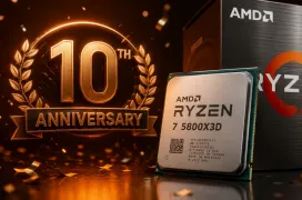 AMD relanza el Ryzen 7 5800X3D con un proceso de fabricación distinto por su 10º aniversario