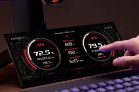 Llega el ASUS ROG Strix XG129C, un monitor ultrapanorámico táctil de 12,3 pulgadas para controlar el PC mientras juegas