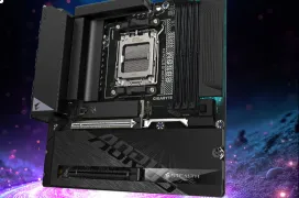 La nueva AORUS B850M Stealth apuesta por un diseño con conectores traseros en formato Micro-ATX