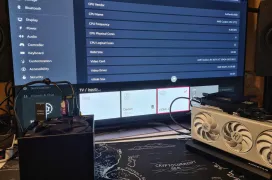 Meten una eGPU a la Steam Machine por la ranura M.2 y logran más de 100 FPS en Crimson Desert
