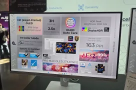 El nuevo monitor MSI PRO MAX OLED con tecnología de inyección de tinta llegará a principios de 2027 por 699 euros