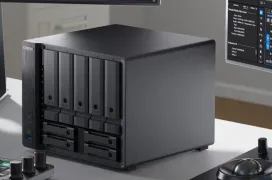 QNAP TS-h966TX: un NAS de 9 bahías con doble Thunderbolt 4, red 10GbE y procesador Intel Core i3