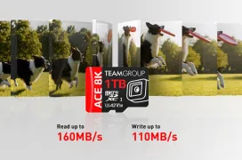 La nueva microSDXC ACE 8K de Team Group llega con hasta 1 TB de capacidad, 160 MB/s de lectura y garantía de por vida