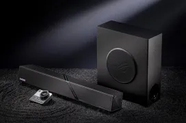 La barra de sonido ASUS ROG Gjallar llega a Europa con Dolby Atmos 2.1.2 y HDMI 2.1 por 599,90 euros