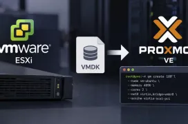 Cómo importar un VMDK de VMware en Proxmox VE
