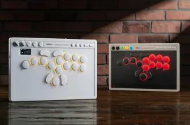 8BitDo lanza el Arcade Controller Pro por 119,99 dólares con pantalla propia y switches intercambiables