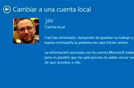 Cómo pasar de una cuenta Microsoft a local en Windows 10 sin perder datos