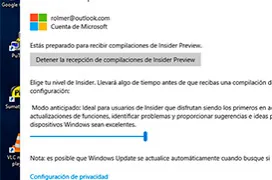 Como recibir las actualizaciones de “insider” de Windows 10