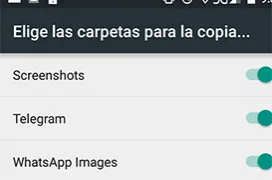 Como configurar el backup de imágenes de cualquier aplicación con Google Fotos
