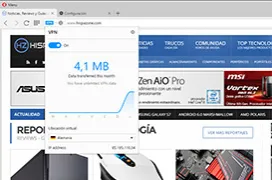 Habilitar la VPN gratuita en el navegador Opera