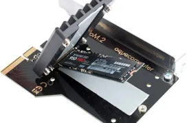 Aqua Computer lanza el adaptador M.2 para PCIe KrioM.2 con su propio disipador y bloque de RL