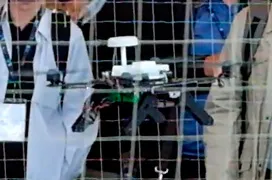 Demostración en vivo de un dron con Intel Aero