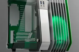 Enermax lanza su llamativa torre SteelWing para placas microATX