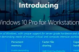 Windows 10 tendrá una versión para Workstations