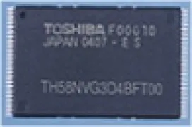 Chips de memoria Flash de 4 Gb con Toshiba